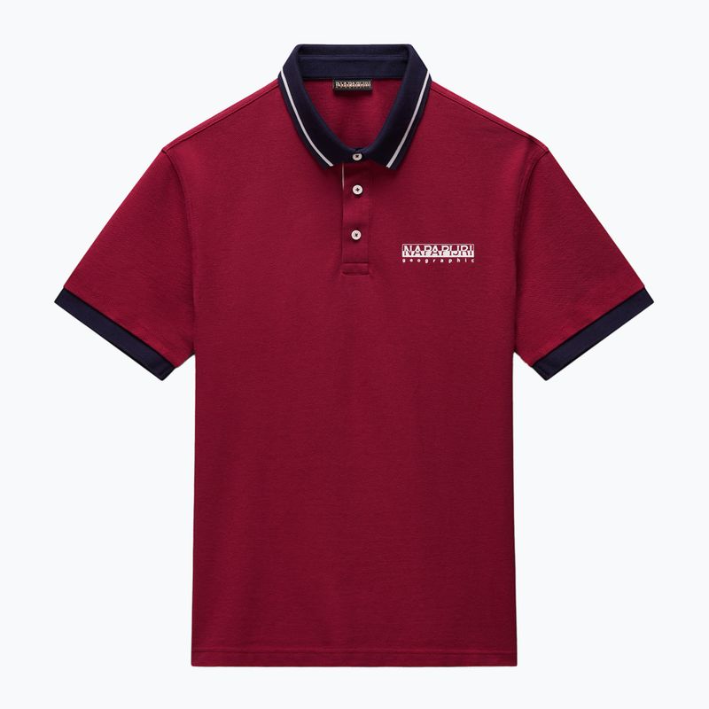 Pánske polo tričko Napapijri E-Zeri tibetian red r1d