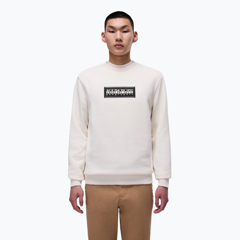 Pánska mikina Napapijri B-Box Logo C white whisper