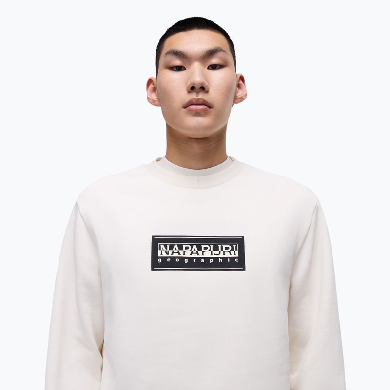 Pánska mikina Napapijri B-Box Logo C white whisper 3