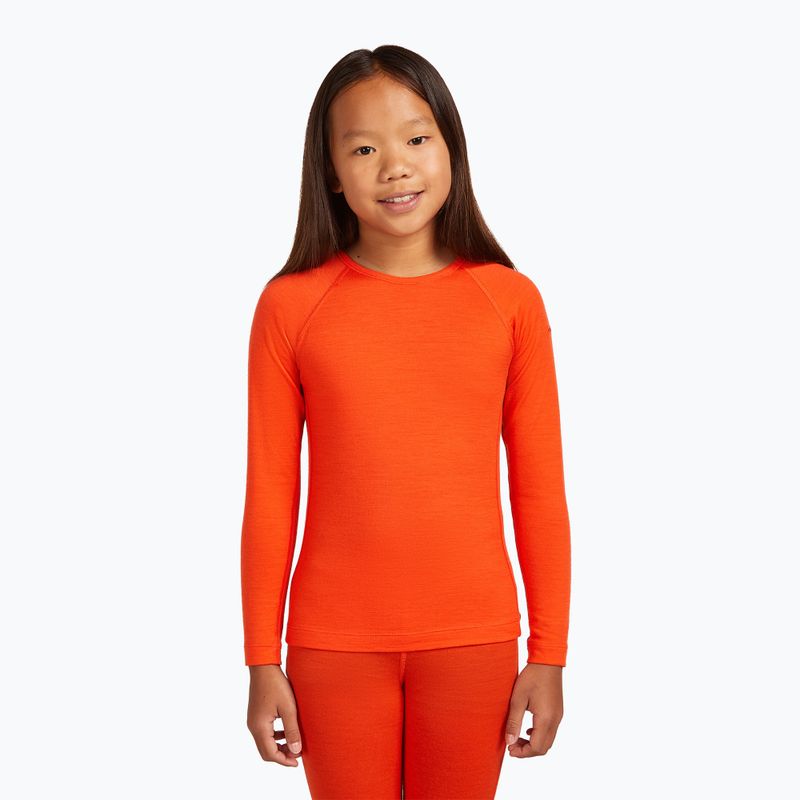 Detské termo tričko longsleeve icebreaker 200 Oasis Crewe fervid 2