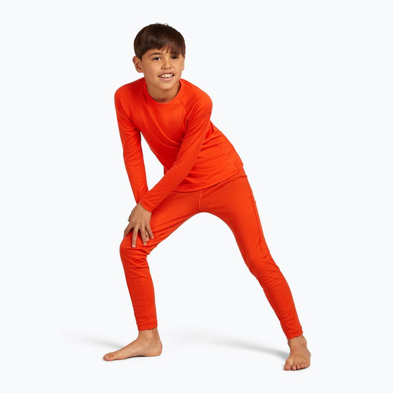 Detské termo tričko longsleeve icebreaker 200 Oasis Crewe fervid 5
