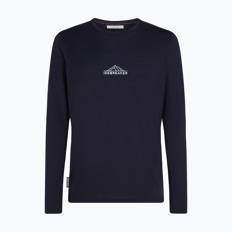 Pánske tričko longsleeve icebreaker Merino 150 Tech Lite Road To Cook midnight navy 6