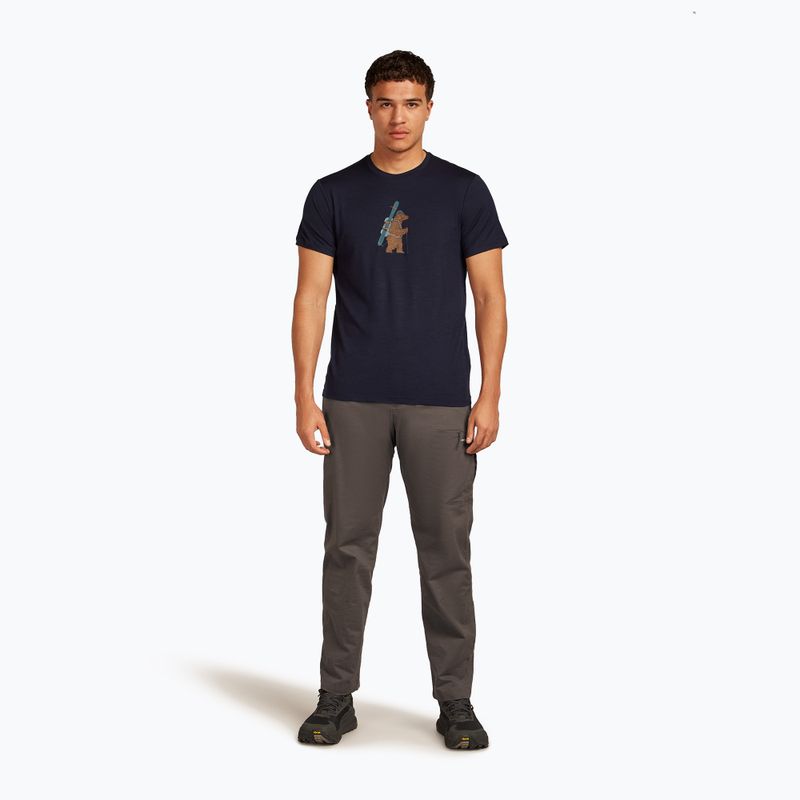 Pánske tričko icebreaker Merino 150 Tech Lite Bear Tour midnight navy 2