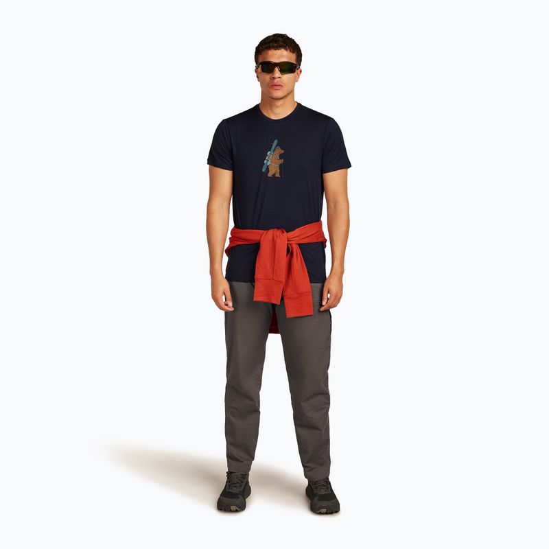 Pánske tričko icebreaker Merino 150 Tech Lite Bear Tour midnight navy 4