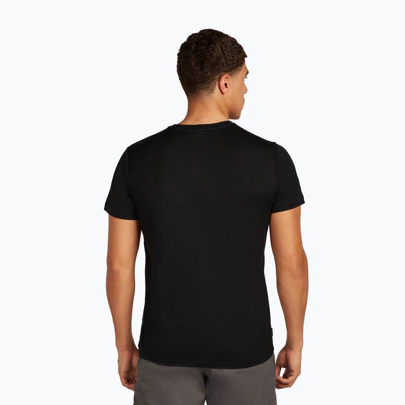 Pánska tričko icebreaker Merino 150 Tech Lite Skiing Yeti black 3