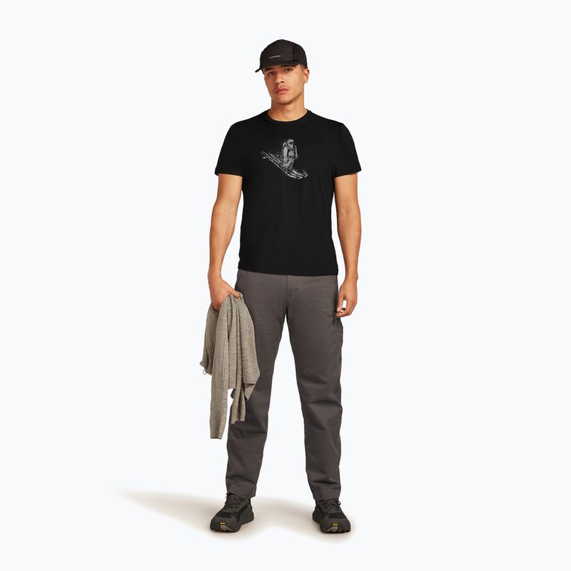 Pánska tričko icebreaker Merino 150 Tech Lite Skiing Yeti black 4