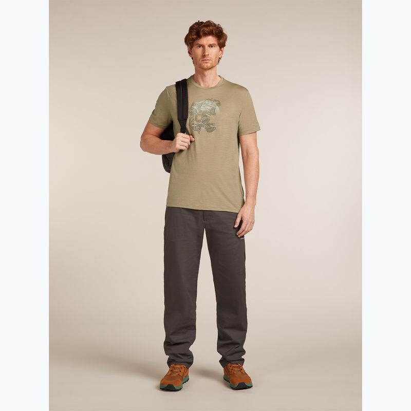 Pánske tričko icebreaker Merino 150 Tech Lite Ruapehu Round flagstone 7