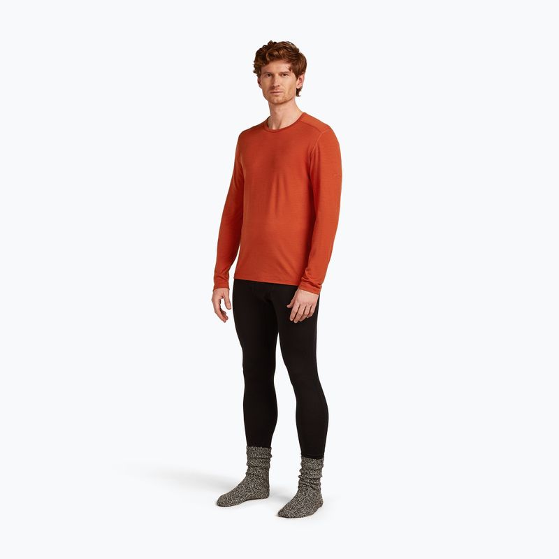 Pánske termo tričko longsleeve icebreaker 200 Oasis Crewe agate 4