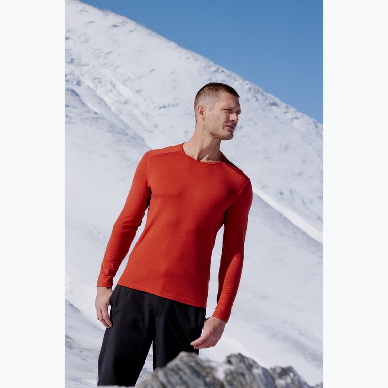 Pánske termo tričko longsleeve icebreaker 200 Oasis Crewe agate 8