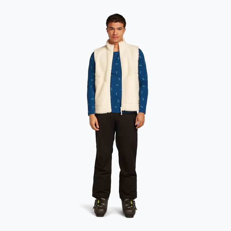 Pánske termo tričko longsleeve icebreaker Merino 200 Oasis Crewe Snow Day atlantis/topaz/aop 5