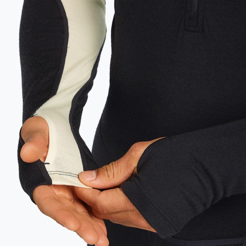 Pánsky termo overal icebreaker Merino 200 Oasis+ black/undyed/cb 10