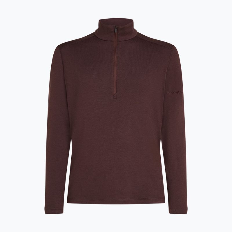 Pánska termo mikina Icebreaker 260 Tech LS Half Zip brown 6