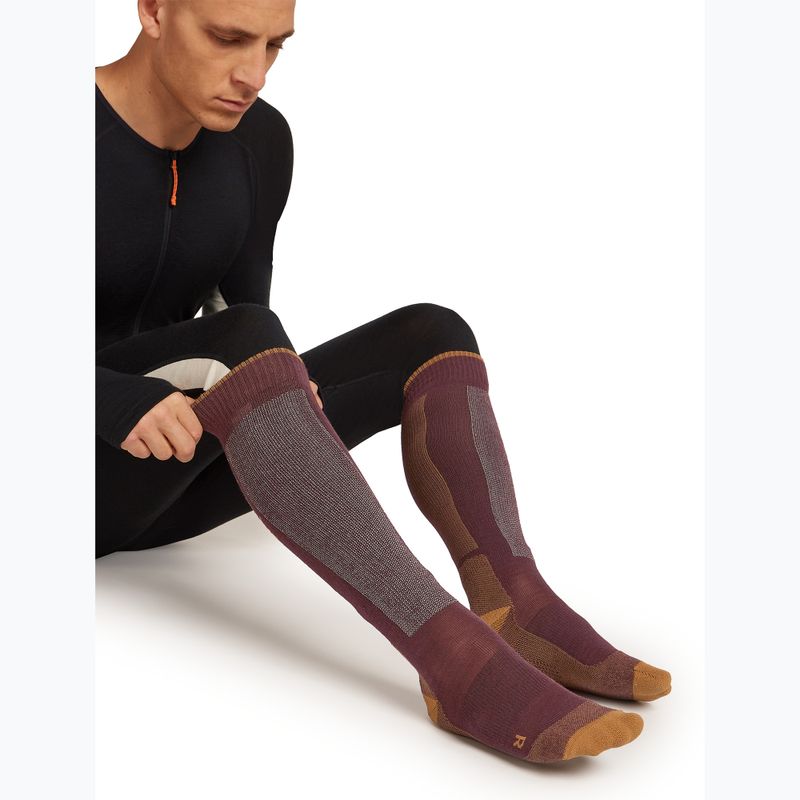 Pánske lyžiarske ponožky Icebreaker Merino Ski+ java/trail/seaglass 4