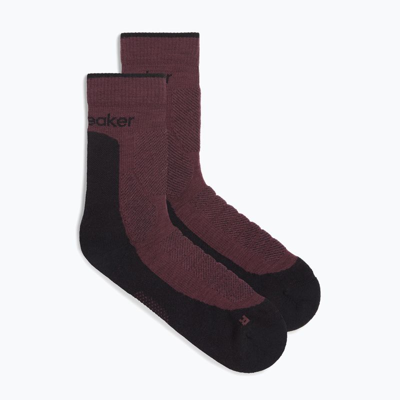 Pánske ponožky icebreaker Merino Hike+ Heavy Crew java/black 2