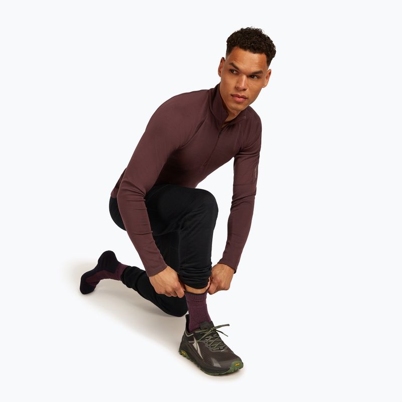 Pánske ponožky icebreaker Merino Hike+ Heavy Crew java/black 4