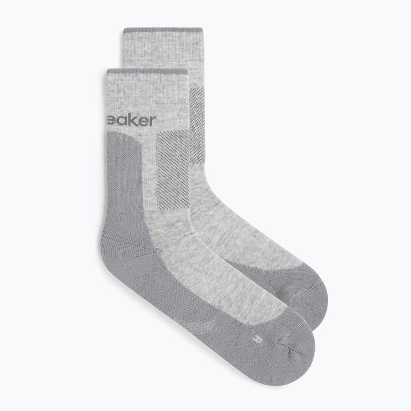 Pánske ponožky Icebreaker Merino Hike+ Medium Crew blizzard heather/alloy 2