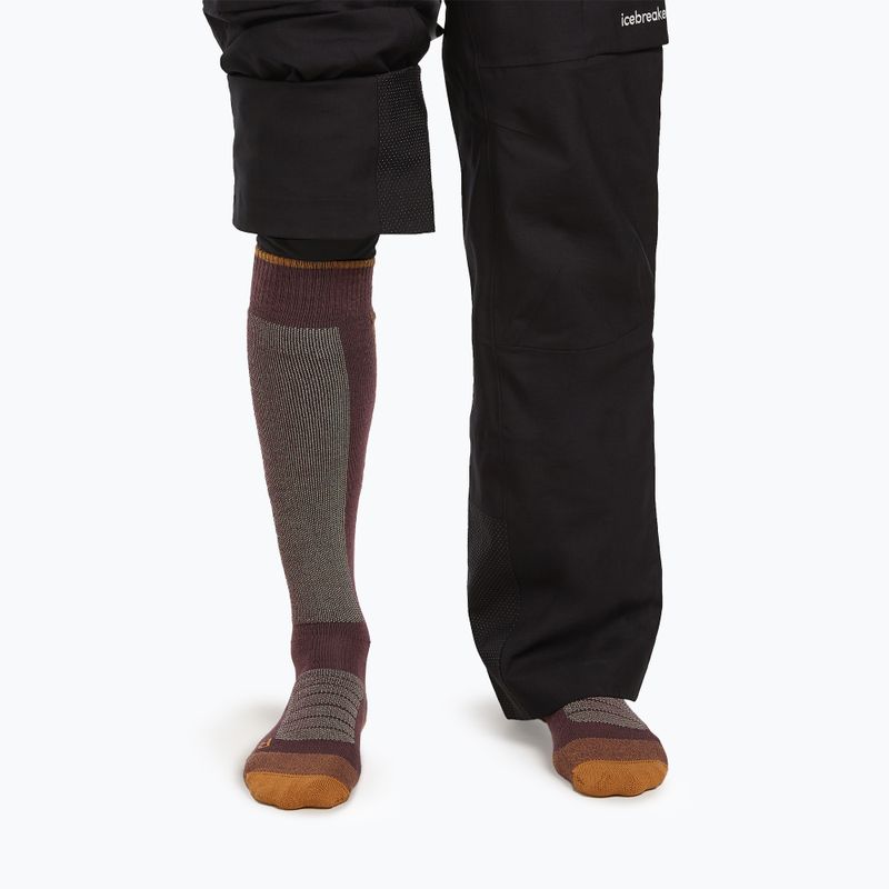 Pánske lyžiarske ponožky Icebreaker Merino Ski+ Medium OTC java/trail/seaglass 3