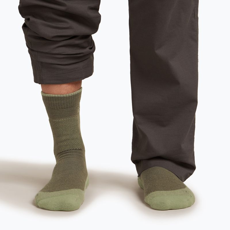 Icebreaker Merino Hike+ Medium Crew pánske ponožky loden/lichen 4