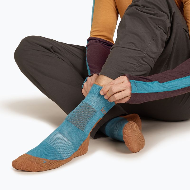 Pánske ponožky icebreaker Merino Hike+ Medium Crew topaz/trail 3