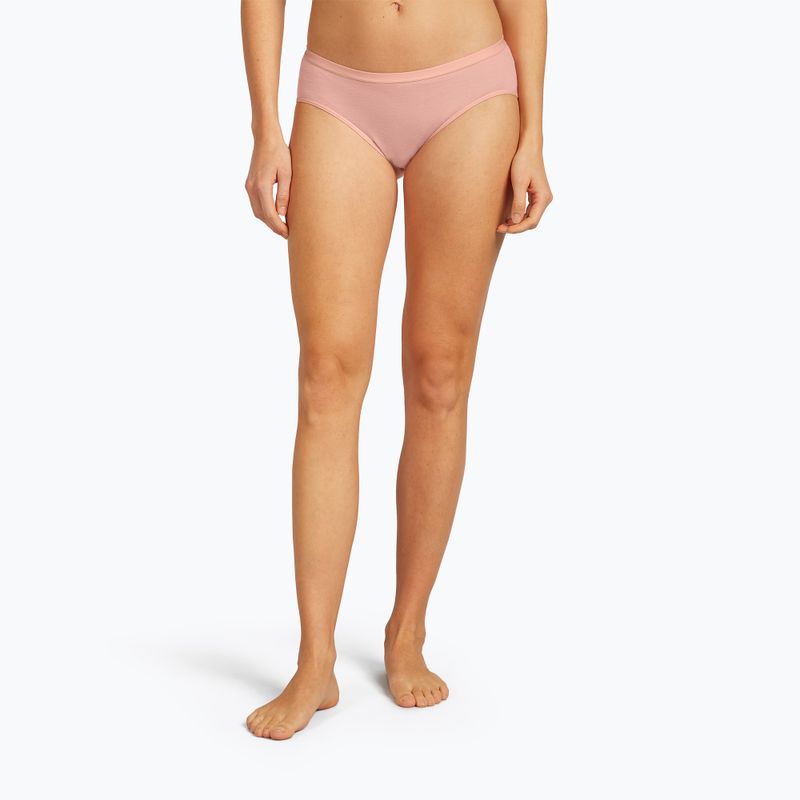 Dámske termálne nohavičky Icebreaker Siren Hipkini blush 2