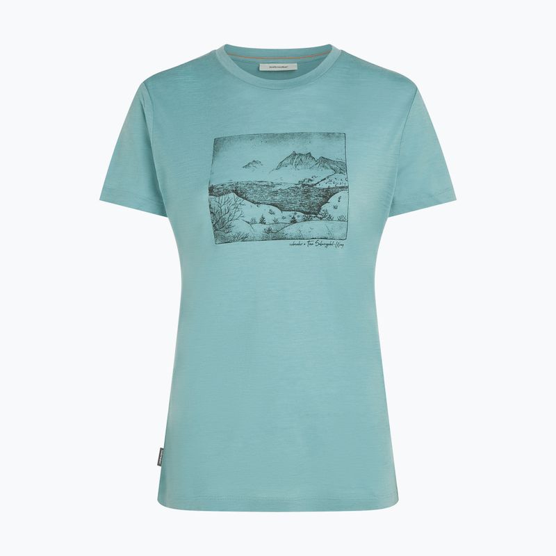 Dámske tričko icebreaker Merino 150 Tech Lite Terrain hydro 7