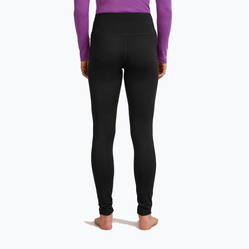 Dámske termoaktívne nohavice icebreaker Merino 200 Oasis High Rise black 3