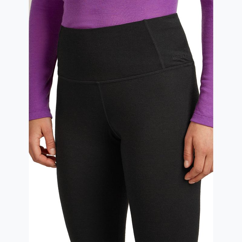 Dámske termoaktívne nohavice icebreaker Merino 200 Oasis High Rise black 4