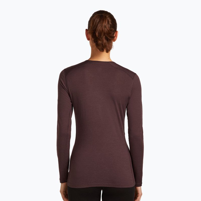 Dámske termo tričko longsleeve icebreaker 200 Oasis Crewe java 3