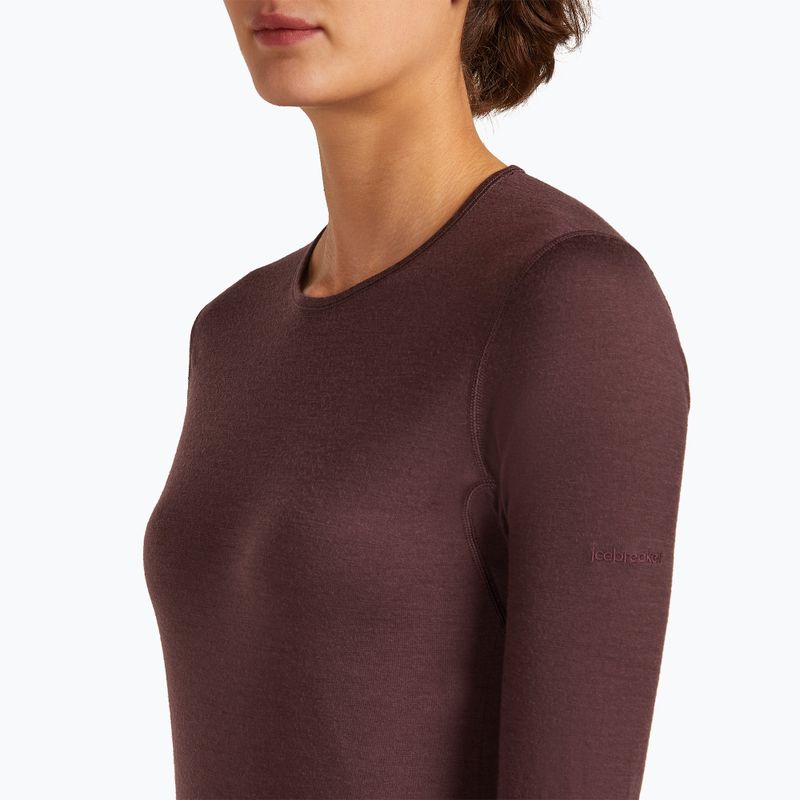 Dámske termo tričko longsleeve icebreaker 200 Oasis Crewe java 4