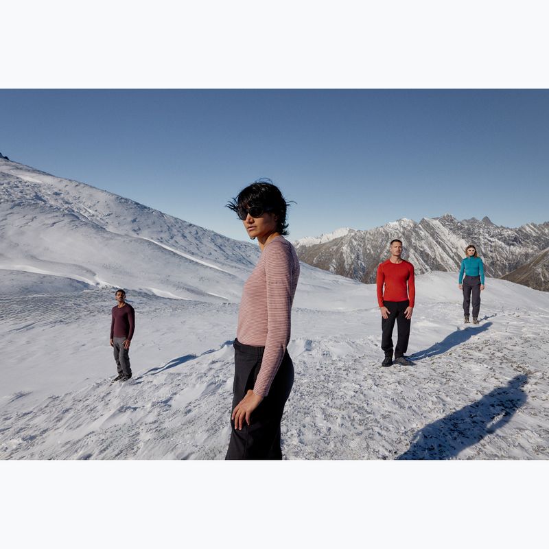 Dámske termo tričko longsleeve icebreaker 200 Oasis Crewe summit/blush/s 10