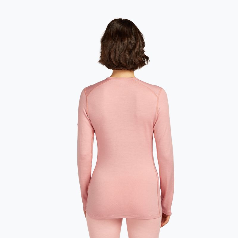 Dámske termo tričko longsleeve icebreaker 260 Tech Crewe blush 3