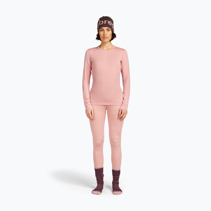 Dámske termo tričko longsleeve icebreaker 260 Tech Crewe blush 4