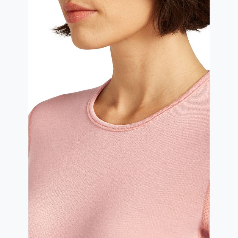 Dámske termo tričko longsleeve icebreaker 260 Tech Crewe blush 5