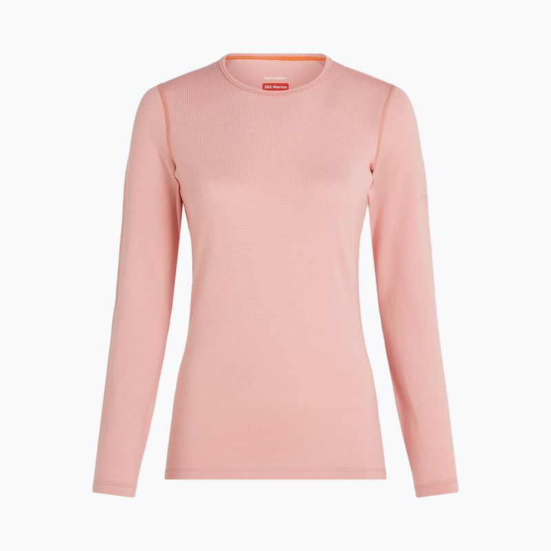 Dámske termo tričko longsleeve icebreaker 260 Tech Crewe blush 6
