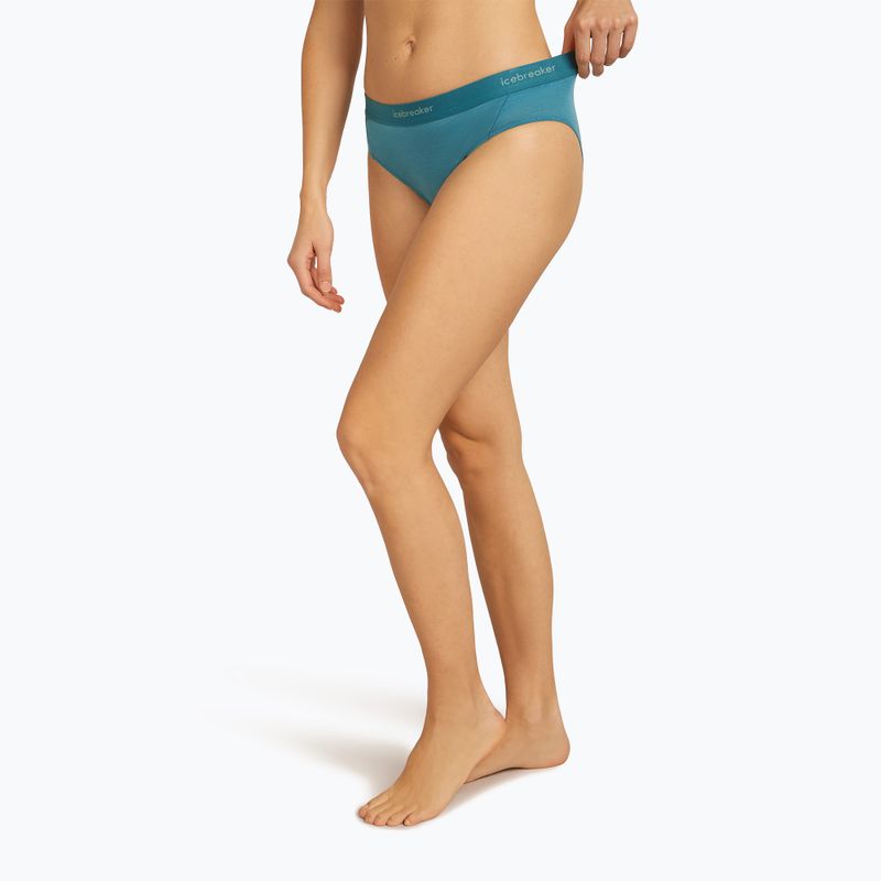 Dámske termo nohavičky Icebreaker Merino 125 Cool-Lite Sprite Hipster topaz 5