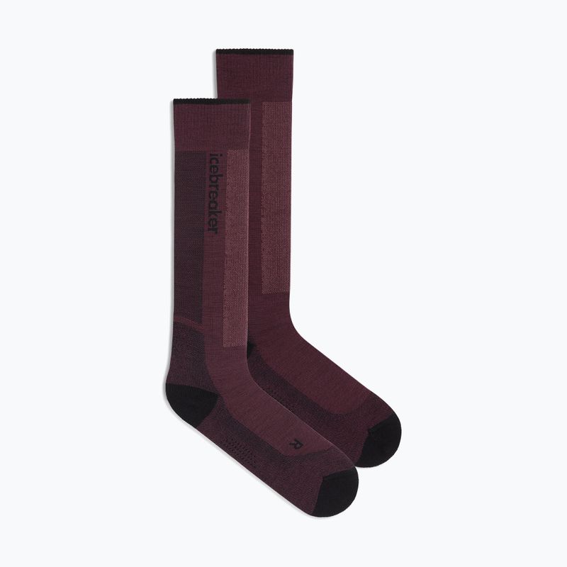 Dámske lyžiarske podkolienky Icebreaker Merino Ski+ Light OTC java/black/summit 2