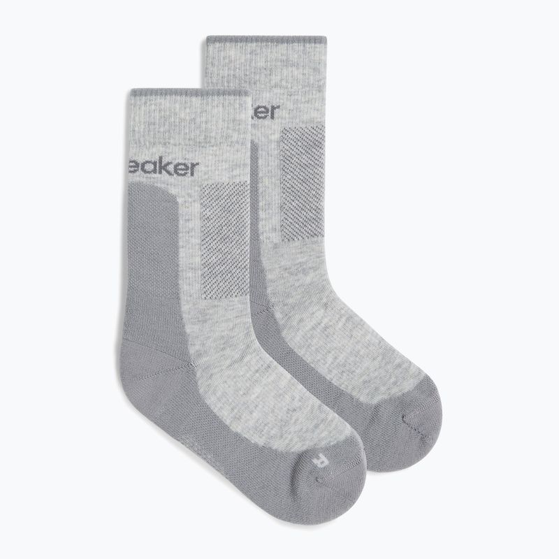 Dámske ponožky icebreaker Merino Hike+ Medium Crew blizzard heather/alloy 2