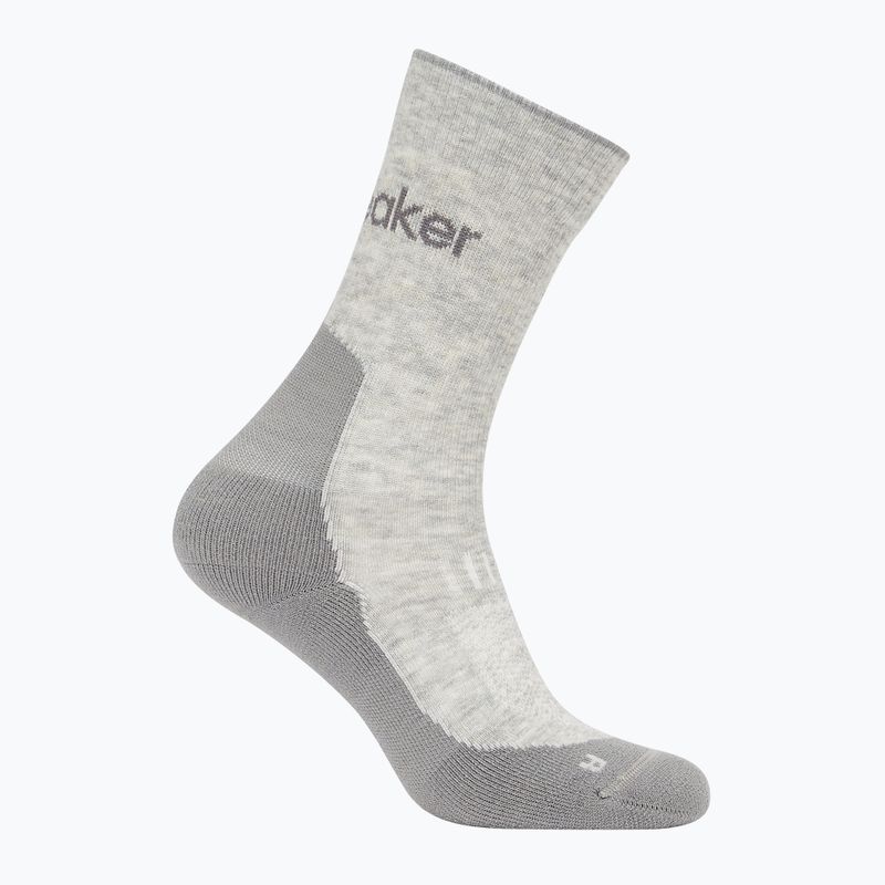 Dámske ponožky Icebreaker Merino Hike+ Light Crew blizzard heather/alloy