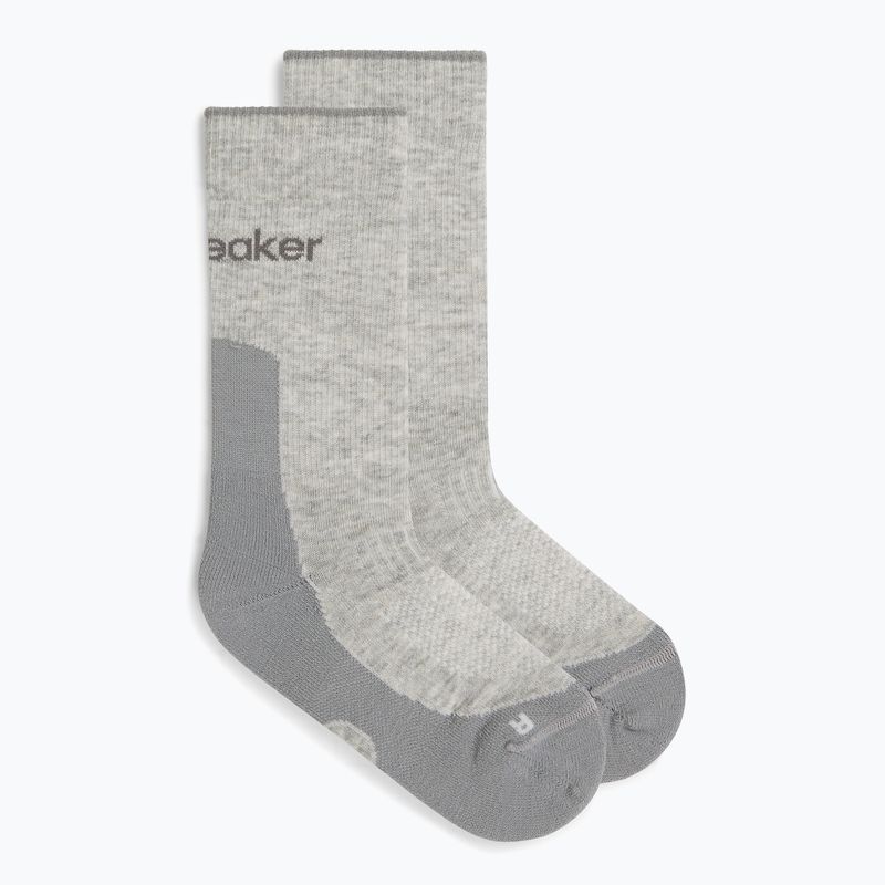 Dámske ponožky Icebreaker Merino Hike+ Light Crew blizzard heather/alloy 2