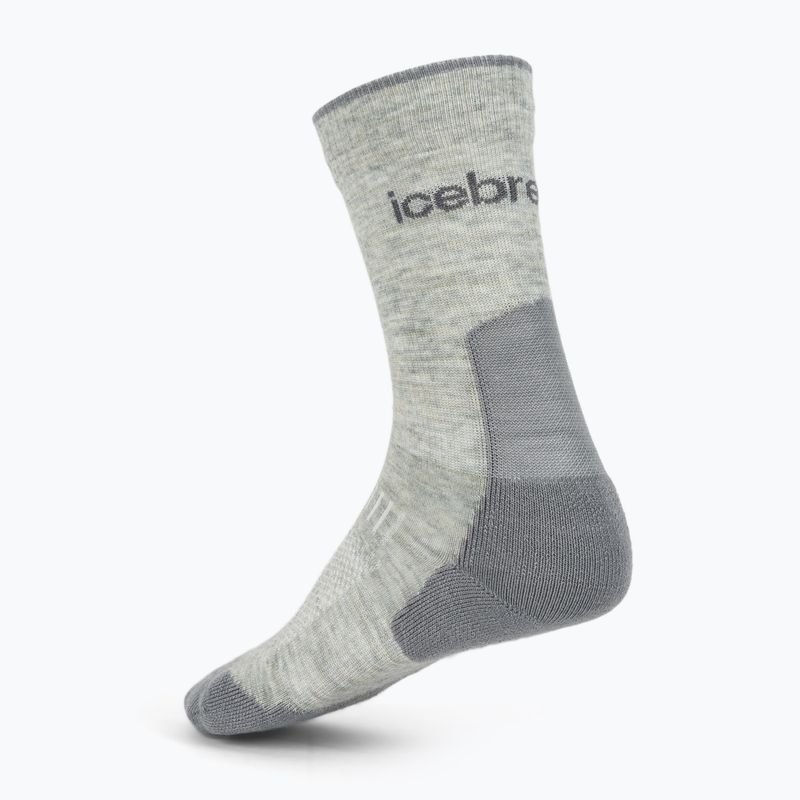 Dámske ponožky icebreaker Merino Hike+ Light Crew 2 pairs blizzar hthr/alloy 2