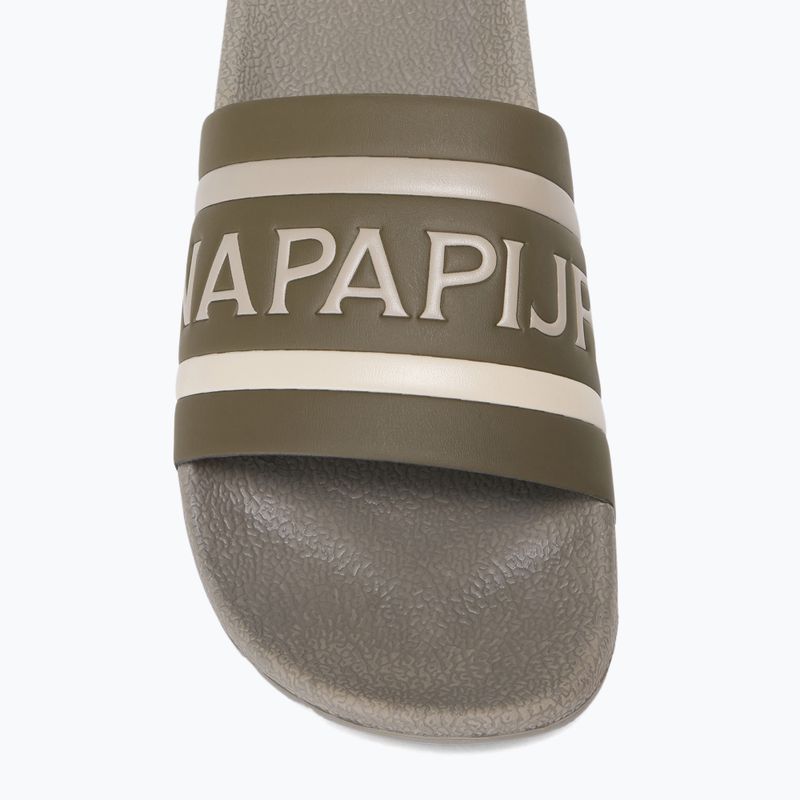 Pánske šľapky Napapijri NP0A4IQV dark olive 2 7