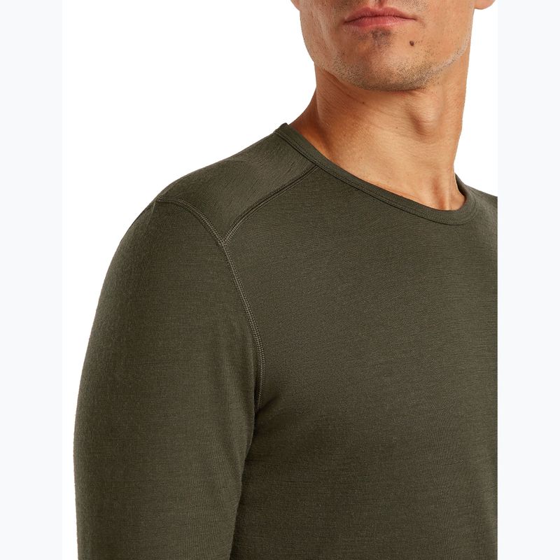 Pánske termoakčné tričko longsleeve Icebreaker 200 Oasis Crewe  dark loden 6