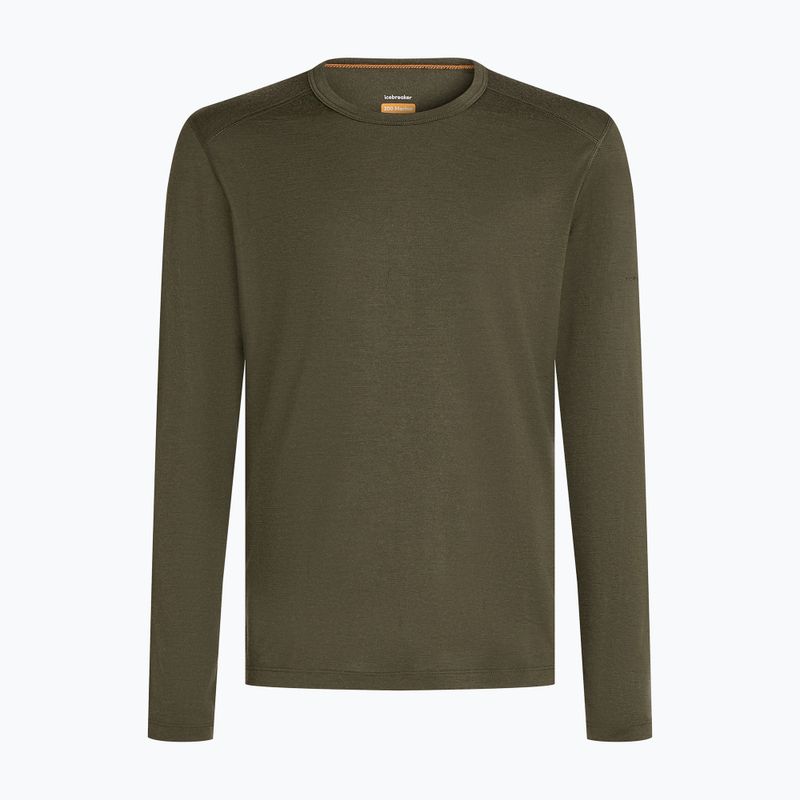 Pánske termoakčné tričko longsleeve Icebreaker 200 Oasis Crewe  dark loden 7