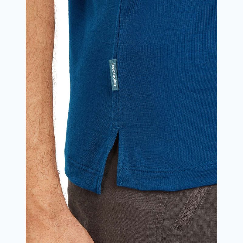 Pánske trekingové tričko icebreaker Merino 125 Cool-Lite Sphere III Tee atlantis 6
