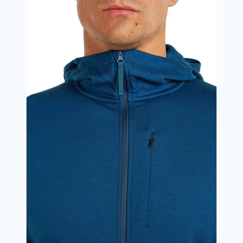 Pánska mikina icebreaker Merino 260 Quantum IV Zip Hoodie atlantis 6