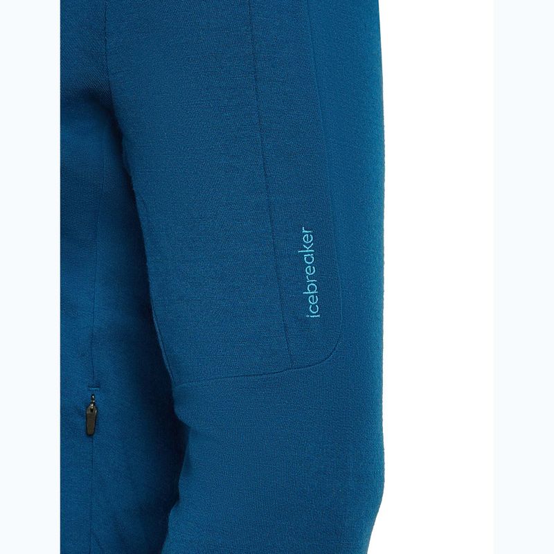 Pánska mikina icebreaker Merino 260 Quantum IV Zip Hoodie atlantis 9