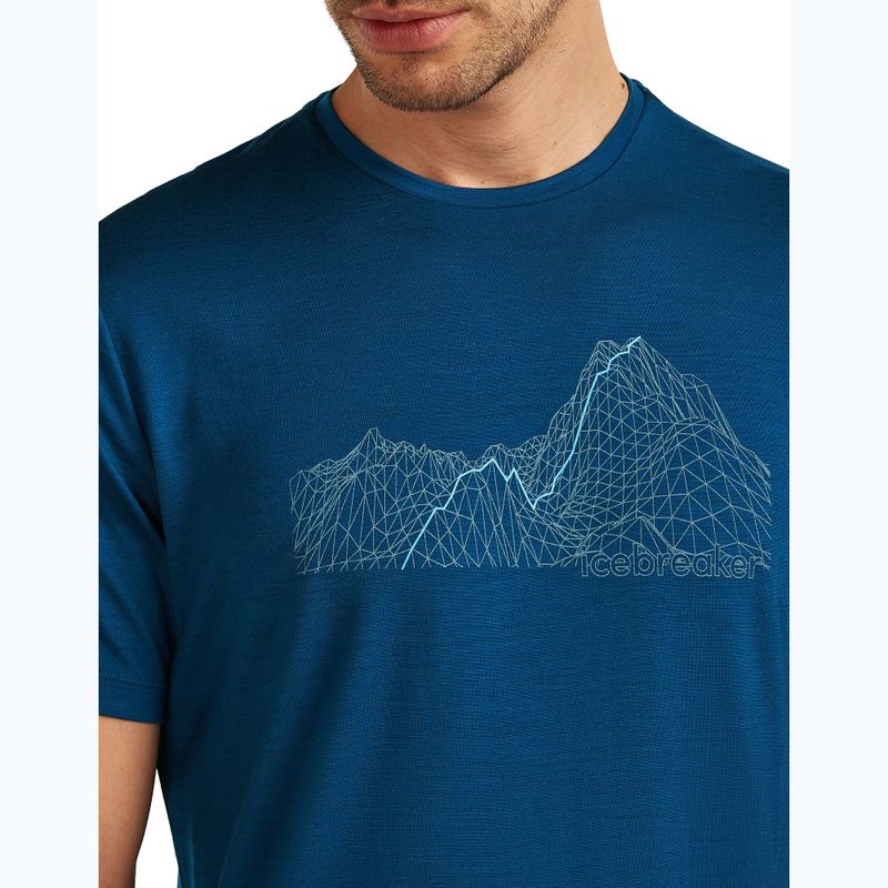 Pánske tričko icebreaker Merino 125 Cool-Lite Sphere Beta Tee atlantis 5