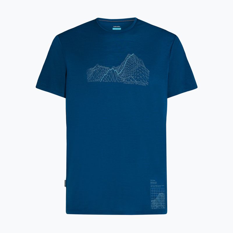 Pánske tričko icebreaker Merino 125 Cool-Lite Sphere Beta Tee atlantis 7