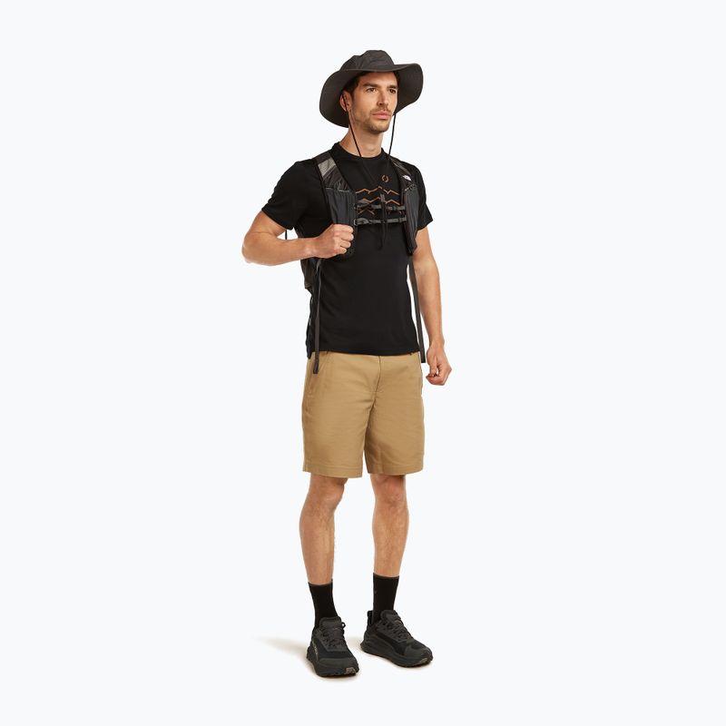 Pánske tričko icebreaker Merino 125 Cool-Lite Sphere Tee Across The Peaks black 4
