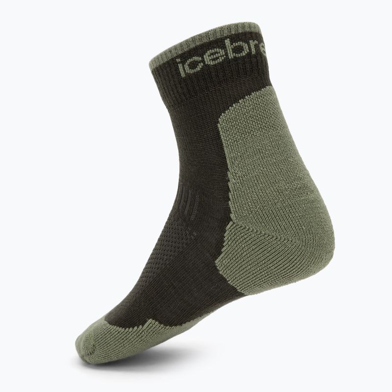 Pánske ponožky Icebreaker Merino Hike+ Light Mini dark loden/lichen 2
